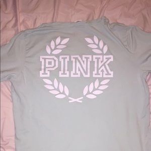 ❤️Victoria’s Secret PINK mint logo T-shirt Large